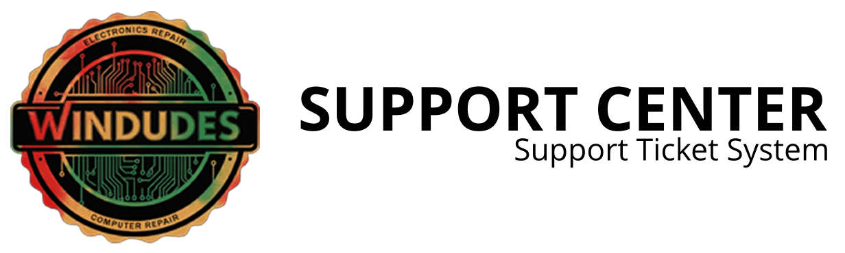 Windudes Computer Repair Support System